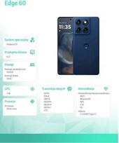 motorola - Motorola Edge 60 256GB Gibraltar Sea (Mėlynas) - 4 nuotrauka