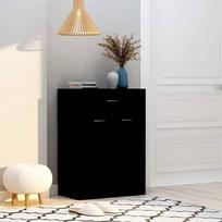 prieskambario baldai - vidaXL Spintelė batams, juoda (Black), 60 cm x 35 cm x 84 cm - 1 nuotrauka