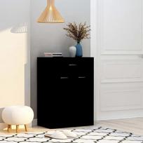 prieskambario baldai - vidaXL Spintelė batams, juoda (Black), 60 cm x 35 cm x 84 cm - 2 nuotrauka