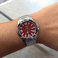 casio mtp - Casio MTP-VD01D-4B Raudonas (Red) - 1 nuotrauka