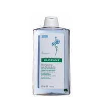 klorane sampunas - Klorane Flax Fiber Volume šampūnas ploniems plaukams 400 ml - 1 nuotrauka