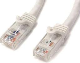 kabelis cat6 1m - StarTech N6PATC1MWH RJ45 Cat 6 1m Baltas (White) - 1 nuotrauka