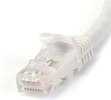 kabelis cat6 1m - StarTech N6PATC1MWH RJ45 Cat 6 1m Baltas (White) - 3 nuotrauka
