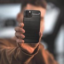 samsung s20 fe deklas - Carbon dėklas Samsung Galaxy S20 FE / S20 FE 5G Juodas (Black) - 2 nuotrauka
