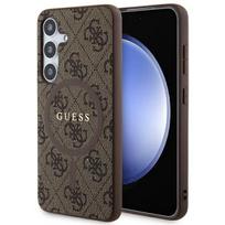 samsung s24 deklas leather - Telefono dėklas Guess, Samsung Galaxy S24, ruda - 1 nuotrauka