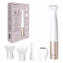 auksas - Panasonic 5-in-1 ES-WM31, Baltas/Auksas (White/Gold) - 2 nuotrauka