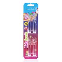 Brush Baby KidzSonic dantų šepetėlio galvutės, 3-6 m., 4 vnt.