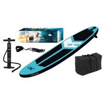 pripuciama irklente - XQMAX SUP lenta ir banglentė, 245 cm, Mėlyna (Blue) ir Juoda (Black) - 3 nuotrauka