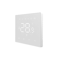 wi fi termostatas - Avatto WT410 Išmanus sieninis termostatas grindų termo pavaroms 3A, 230V, Wi-Fi, balta (White) - 2 nuotrauka