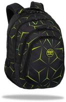juoda mokykline coolpack kuprine - CoolPack Drafter Quake, juoda/geltona (Black/Yellow) - 1 nuotrauka