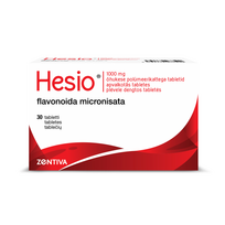 HESIO, 900 mg/100 mg, plėvele dengtos tabletės, N30