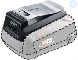 bosch 18v baterija - Bosch UniversalUSB 18V-45 Adapteris 1600A02WS1 - 2 nuotrauka