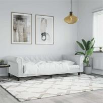 Sofa-Lova, 80x200 cm, balta (White), dirbtinė oda