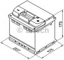 akumuliatorius 80ah 740a - Bosch S4010 80Ah 740A - 2 nuotrauka