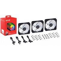vento 120 argb fan - XPG VENTO R 120 ARGB PWM Juodas (Black) 3 vnt. - 1 nuotrauka
