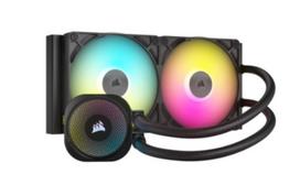 Corsair iCUE LINK TITAN 280 RX RGB AIO Skysčio Aušintuvas 280 mm Juodas (Black)
