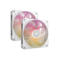 corsair fan - Corsair iCUE LINK RX140 MAX RGB 140 mm Baltas (White) 2-pack - 1 nuotrauka