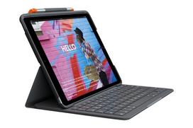 ipad deklas klaviatura - Logitech Slim Folio Klaviatūra iPad (10th gen) Pilka (Grey) - 2 nuotrauka