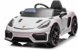 porsche elektromobilis vaikams - Vaikiškas elektromobilis Porsche 718 Spyder RS, baltas (White) - 1 nuotrauka
