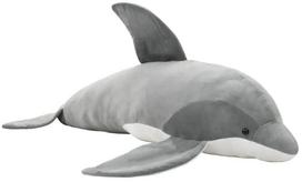 vidaXL Minkštas žaislas Delfinas, pilkas (Gray), 100 cm