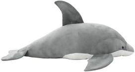 vidaXL minkštas žaislas delfinas, pilkas (Gray), PLSVXL80231