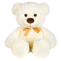 pliusinis meskinas - Fancy minkštas žaislas meškis Mika LT00-MMK1, kreminė (Cream), 37 cm - 1 nuotrauka
