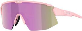 Bliz Breeze Small matiniai rožiniai (Matt Powder Pink) akiniai su multicolor lęšiu