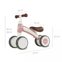 Qplay balansinis dviratukas Cutey Retro rožinė (Pink)