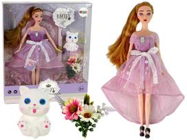 Lėlė su priedais Lean Toys Emily Fashion & Classical, 30 cm