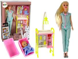 Lėlė su priedais Lean Toys My Dream Doctors Life, 30 cm