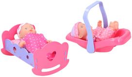 kudikiu vezimeliai - Lėlė - kūdikis su priedais My Baby & Me, 20 cm - 2 nuotrauka