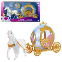Žaislinis arklys, su karieta Mattel Disney Princess Cinderella Magical Carriage