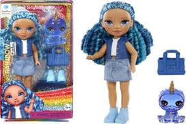 Lėlė su priedais Rainbow High Little Sister Sapphire, 14 cm