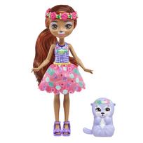 Lėlė su priedais Enchantimals Otter HXB98, 11.6 cm