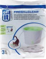 Vandens dozatoriaus filtras Catit Fresh & Clear, balta, 3 vnt.
