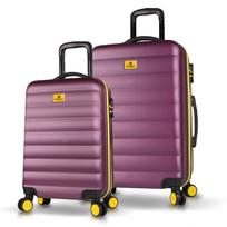 Lagaminų rinkinys Myvalice Crskomum, damson, 70 l, 42 x 28 x 65 cm