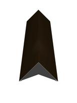 Kraigas, RAL8019, ruda sp., 312,5 x 2000 mm