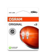 Osram 2721-2BL, 1.2W, 12V, skaidri (Clear), salono apšvietimo lemputė, 2 vnt.