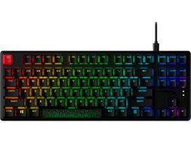 hyperx klaviatura - HyperX Alloy Origins Core PBT HX Red EN, juoda - 1 nuotrauka
