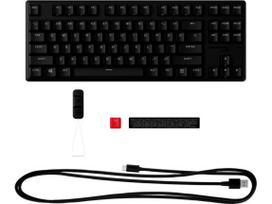 hyperx klaviatura - HyperX Alloy Origins Core PBT HX Red EN, juoda - 2 nuotrauka