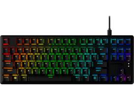 hyperx klaviatura - HyperX Alloy Origins Core PBT HX Red EN, juoda - 6 nuotrauka