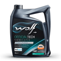 Variklio alyva WOLF OFFICIALTECH 5W30 C2/C3 5L