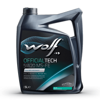 Variklio alyva WOLF OFFICIALTECH 5W20 MS-FE 5L
