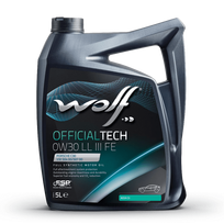 Variklio alyva WOLF OFFICIALTECH 0W30 LL III FE 5L