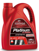 Variklio alyva ORLEN PLATINUM CLASSIC DIESEL SYNTHETIC 5W-40 4.5L