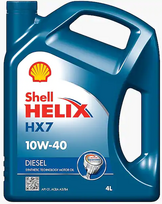 Variklio alyva SHELL HELIX HX7 DISEL 10W40 4L