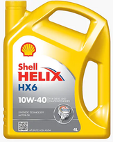 Variklio alyva SHELL HELIX HX6 10W40 4L