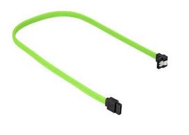 Sharkoon SATA III Angled Cable žalias - 30 cm