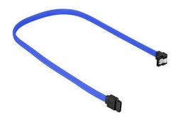 sata cable - Sharkoon SATA III Angled Cable blue - 45 cm - 1 nuotrauka