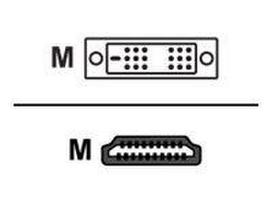 Sharkoon HDMI - DVI-D (18 1) - 1m - cable adapter - juodas
